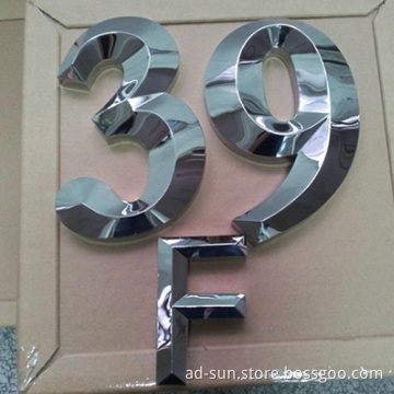 3D Electroplate Channel Letter